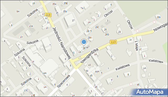 Maszewo, Nowogardzka, 26, mapa Maszewo