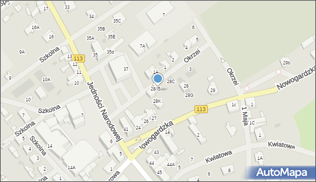 Maszewo, Nowogardzka, 28/5, mapa Maszewo