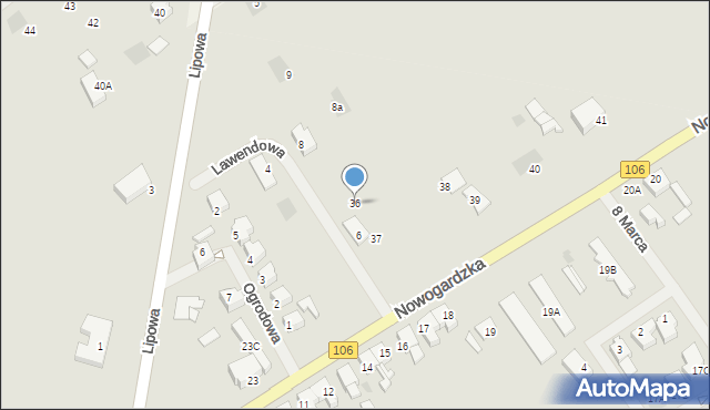 Maszewo, Nowogardzka, 36, mapa Maszewo