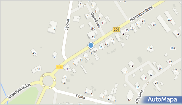 Maszewo, Nowogardzka, 8, mapa Maszewo