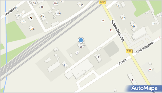 Michałów-Reginów, Nowodworska, 15, mapa Michałów-Reginów