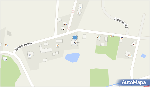 Michałówek, Nowoczesna, 24, mapa Michałówek