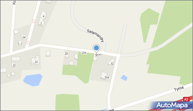 Michałówek, Nowoczesna, 30, mapa Michałówek