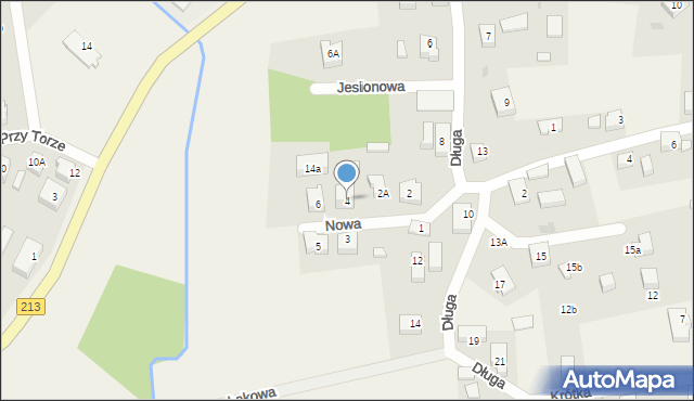 Minkowice, Nowa, 4, mapa Minkowice