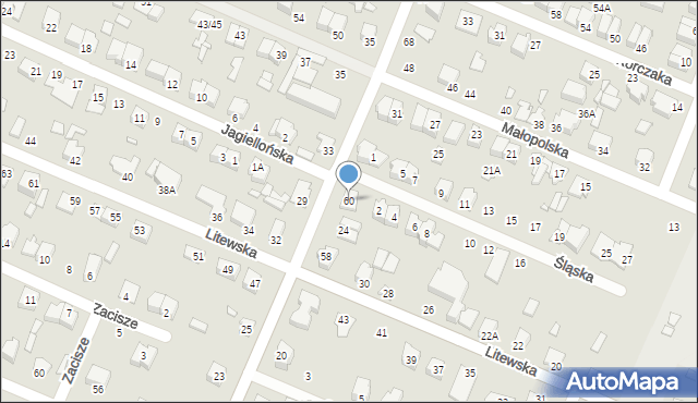 Mińsk Mazowiecki, Nowy Świat, 60, mapa Mińsk Mazowiecki