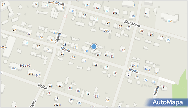 Mirosławiec, Nowa, 18, mapa Mirosławiec