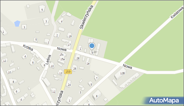 Murzynowo, Nowa, 3, mapa Murzynowo
