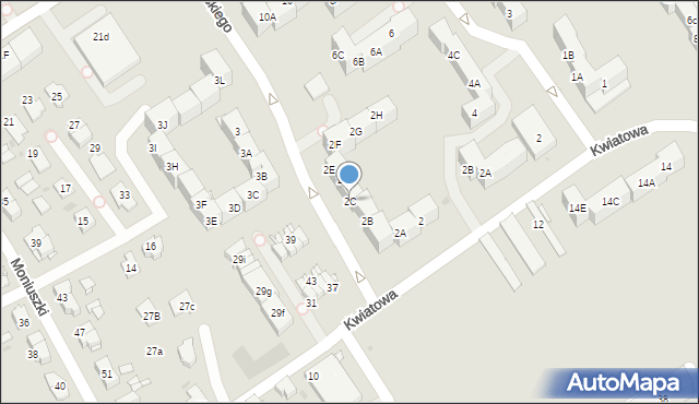 Mysłowice, Nowowiejskiego Feliksa, 2C, mapa Mysłowice