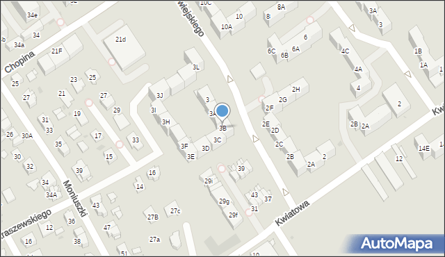 Mysłowice, Nowowiejskiego Feliksa, 3B, mapa Mysłowice