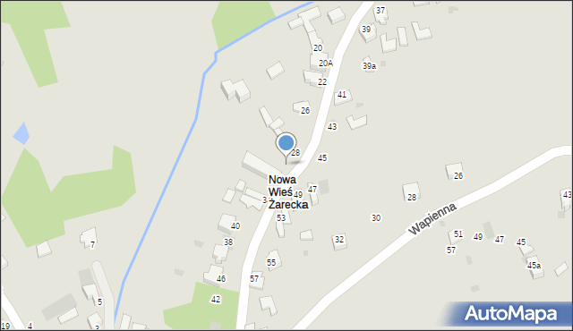 Myszków, Nowowiejska, 30, mapa Myszków