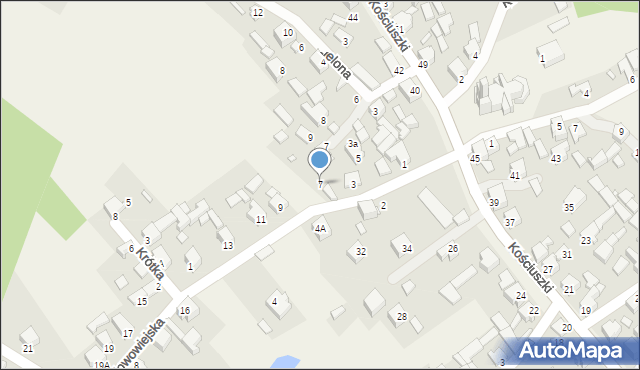 Niegowonice, Nowowiejska, 7, mapa Niegowonice