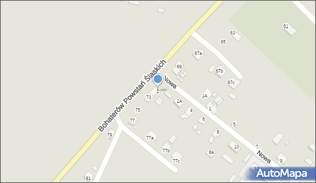 Niemodlin, Nowa, 2, mapa Niemodlin