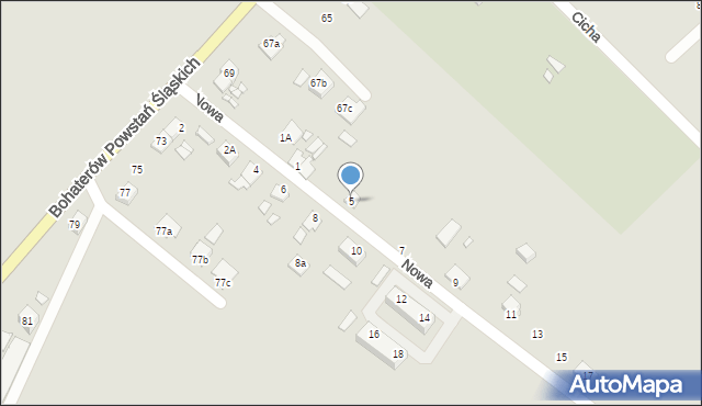 Niemodlin, Nowa, 5, mapa Niemodlin