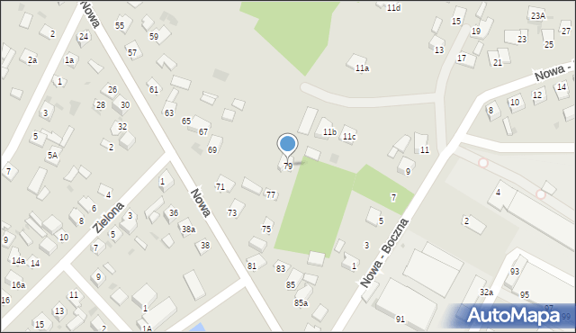 Nisko, Nowa, 79, mapa Nisko
