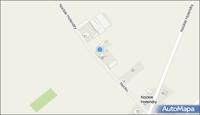 Nockie Holendry, Nockie Holendry, 56a, mapa Nockie Holendry