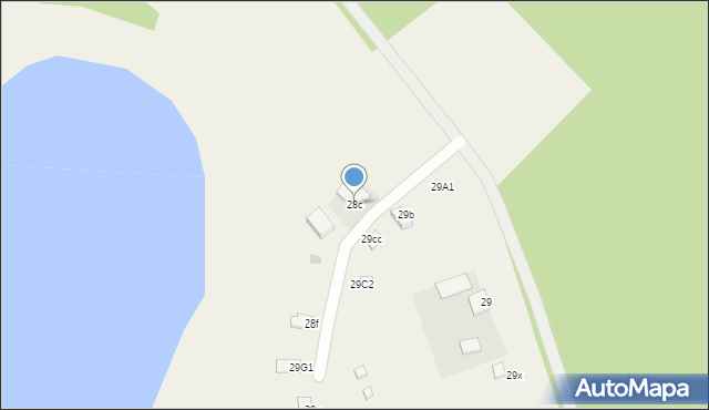 Nogat, Nogat, 28c, mapa Nogat