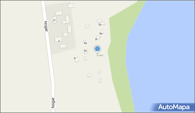 Nogat, Nogat, 9h, mapa Nogat