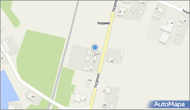 Nojewo, Nojewo, 13, mapa Nojewo