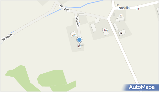 Nosalin, Nosalin, 19, mapa Nosalin