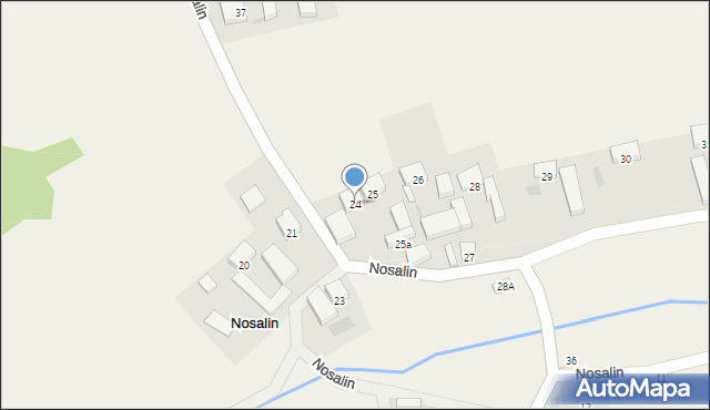 Nosalin, Nosalin, 24, mapa Nosalin