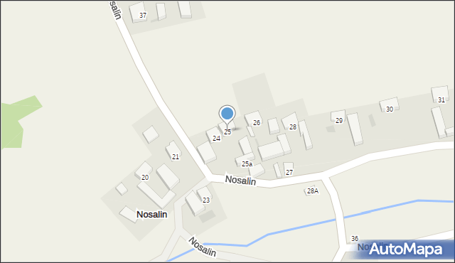 Nosalin, Nosalin, 25, mapa Nosalin