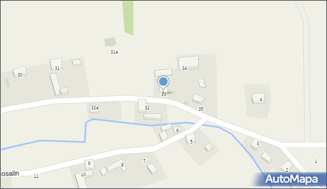 Nosalin, Nosalin, 33, mapa Nosalin