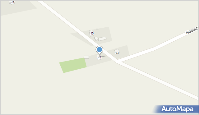 Nosarzewo Polne, Nosarzewo Polne, 44, mapa Nosarzewo Polne