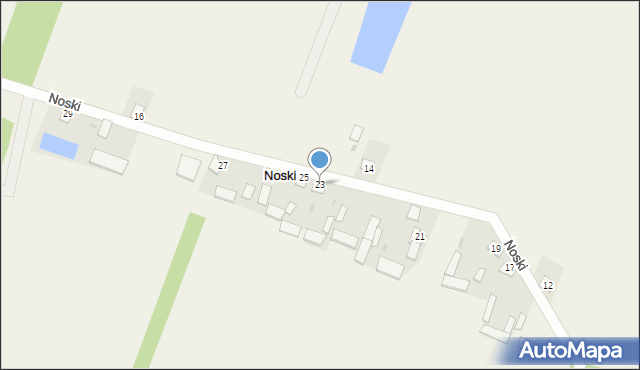 Noski, Noski, 23, mapa Noski