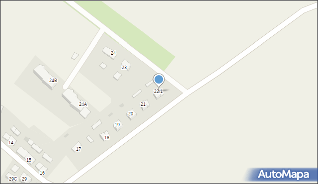 Noskowo, Noskowo, 22/1, mapa Noskowo