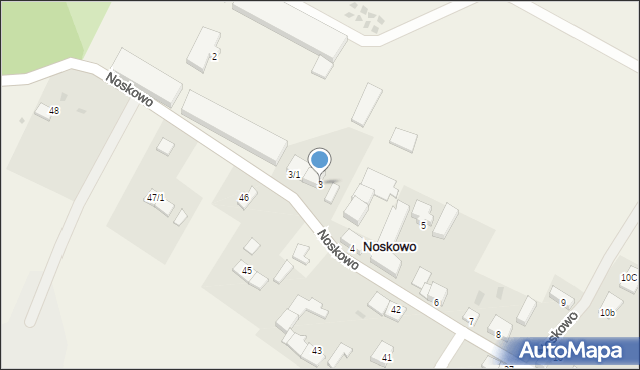 Noskowo, Noskowo, 3, mapa Noskowo