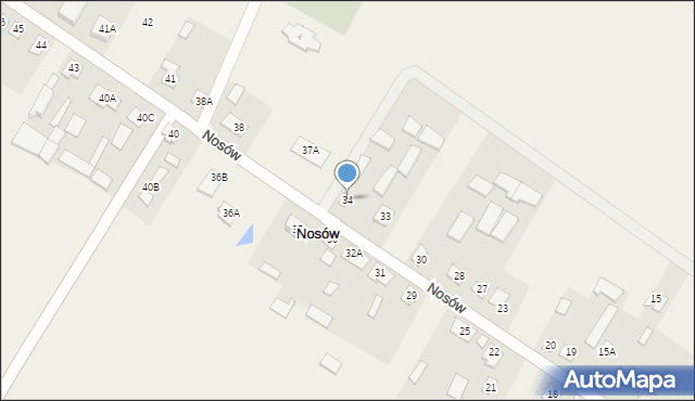 Nosów, Nosów, 34, mapa Nosów