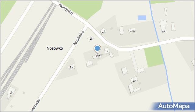 Nosówko, Nosówko, 19a, mapa Nosówko