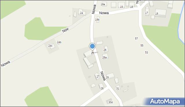 Nowa, Nowa, 25, mapa Nowa