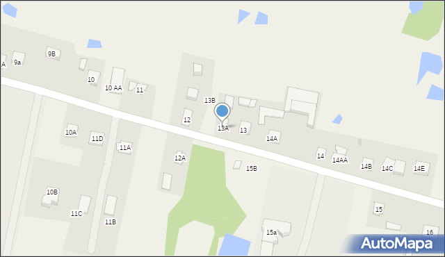 Nowa Biała, Nowa Biała, 13A, mapa Nowa Biała