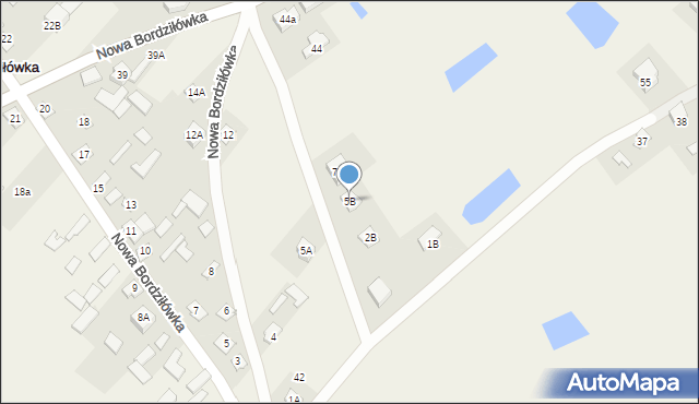 Nowa Bordziłówka, Nowa Bordziłówka, 5B, mapa Nowa Bordziłówka