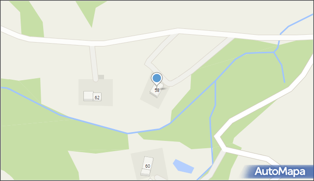 Nowa Bystrzyca, Nowa Bystrzyca, 58, mapa Nowa Bystrzyca