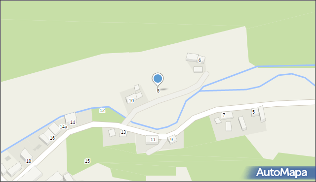 Nowa Bystrzyca, Nowa Bystrzyca, 8, mapa Nowa Bystrzyca