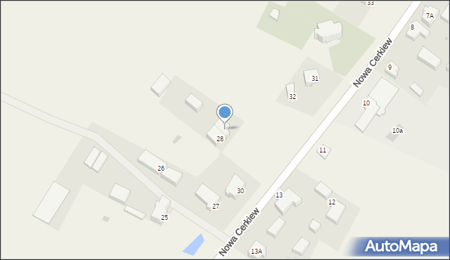 Nowa Cerkiew, Nowa Cerkiew, 29, mapa Nowa Cerkiew