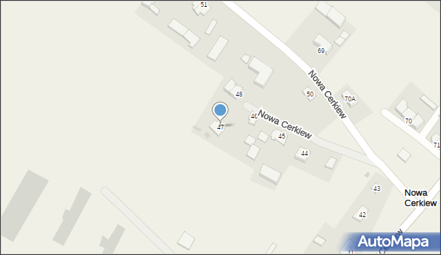 Nowa Cerkiew, Nowa Cerkiew, 47, mapa Nowa Cerkiew