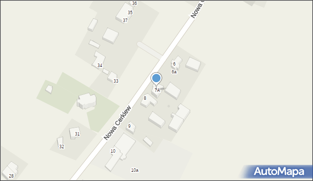 Nowa Cerkiew, Nowa Cerkiew, 7A, mapa Nowa Cerkiew