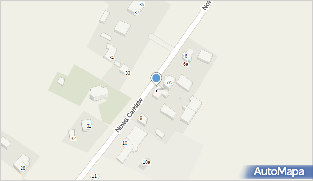 Nowa Cerkiew, Nowa Cerkiew, 8, mapa Nowa Cerkiew