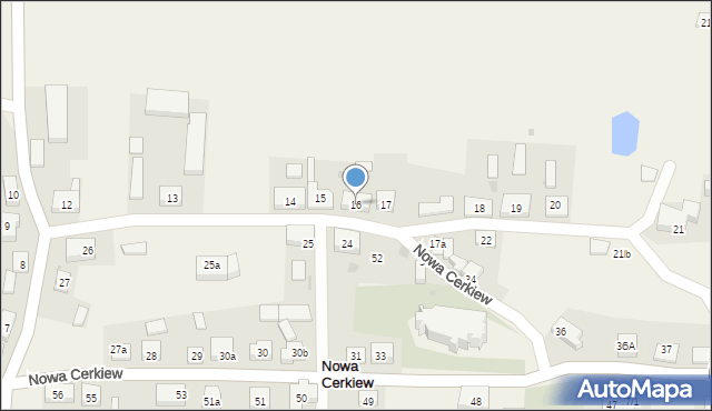 Nowa Cerkiew, Nowa Cerkiew, 16, mapa Nowa Cerkiew