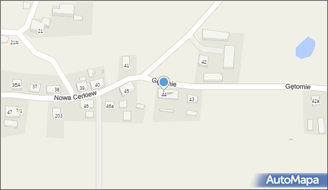 Nowa Cerkiew, Nowa Cerkiew, 44, mapa Nowa Cerkiew