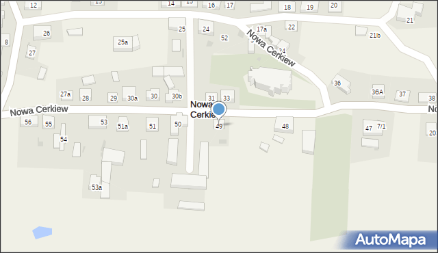 Nowa Cerkiew, Nowa Cerkiew, 49, mapa Nowa Cerkiew