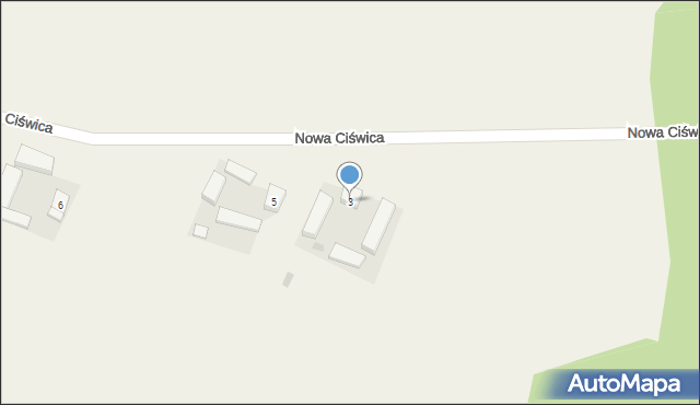 Nowa Ciświca, Nowa Ciświca, 3, mapa Nowa Ciświca