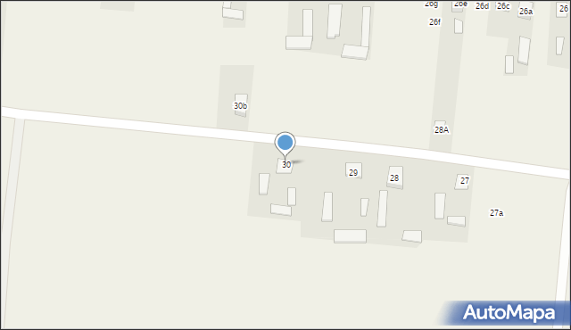 Nowa Dąbia, Nowa Dąbia, 30, mapa Nowa Dąbia