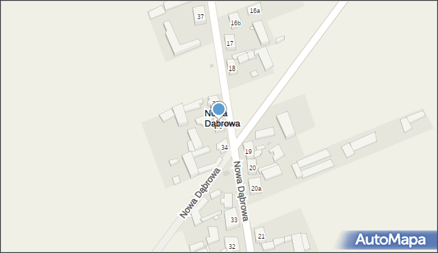 Nowa Dąbrowa, Nowa Dąbrowa, 35, mapa Nowa Dąbrowa