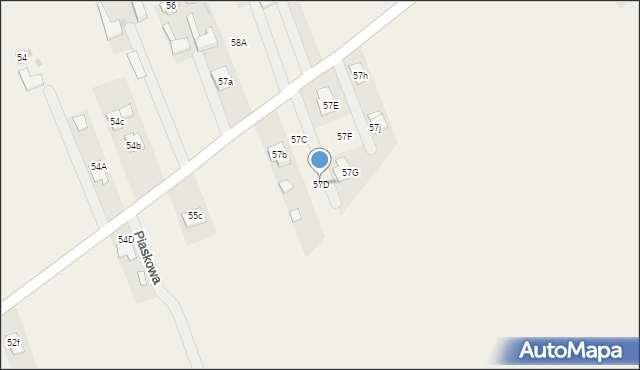 Nowa Dąbrowa, Nowa Dąbrowa, 57D, mapa Nowa Dąbrowa