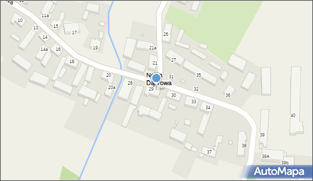 Nowa Dąbrowa, Nowa Dąbrowa, 29a, mapa Nowa Dąbrowa