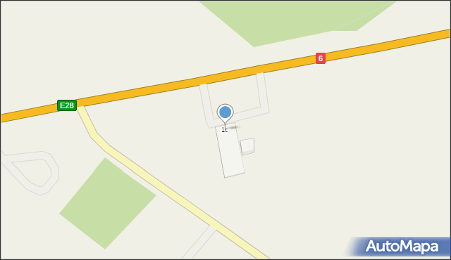 Nowa Dąbrowa, Nowa Dąbrowa, 1c, mapa Nowa Dąbrowa